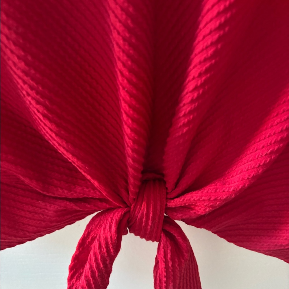 Set the Stage Red Blouse - Picture 2 of 3